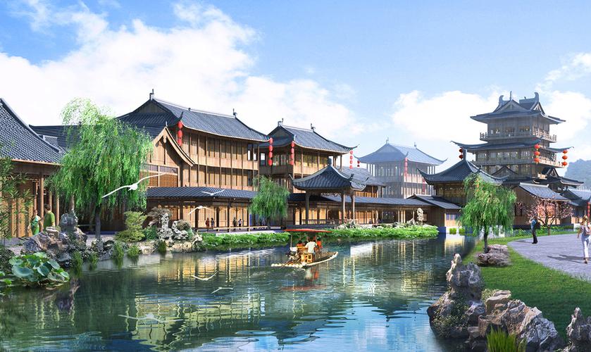 古建筑設計景觀設計園林綠化亮化設計施工圖效果圖設計規劃設計