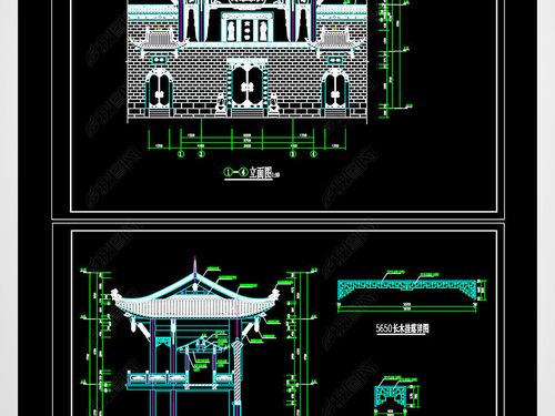 原創萬壽宮古建筑群cad施工圖版權可商用