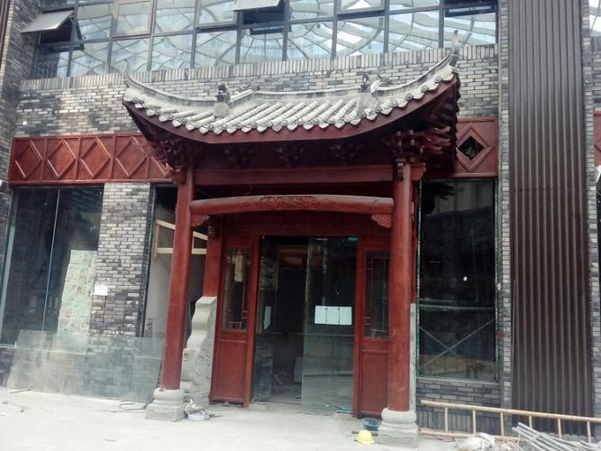 27_做防腐木門頭牌樓廠,古建牌樓,火鍋店門頭_四川創博郡建筑裝飾工程