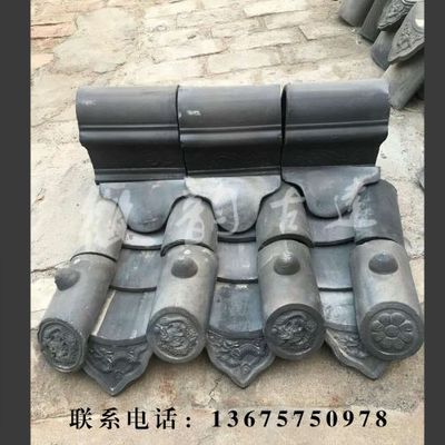 紹興批發(fā)仿古小青瓦 滴水瓦 圍墻瓦 筒瓦 勾頭 各種粘土瓦